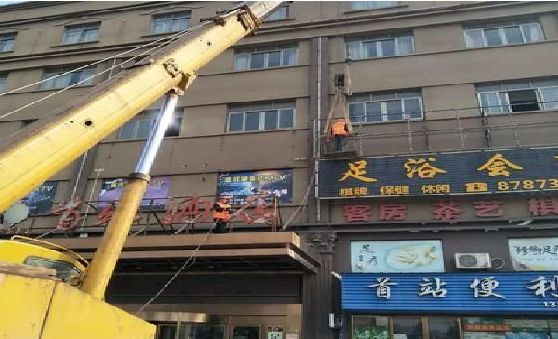 崇义安装较高的门店招牌有什么好的方法？
